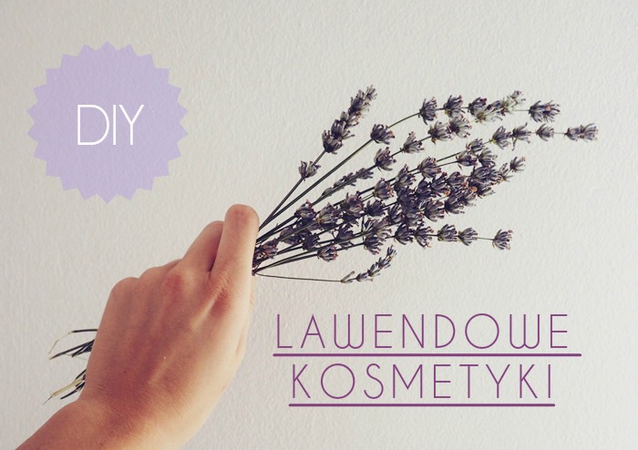 Lawendowe DIY - odżywka do włosów i mydełko peelingujące dla cery trądzikowej. 